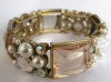 acrylic pearl gem bracelet