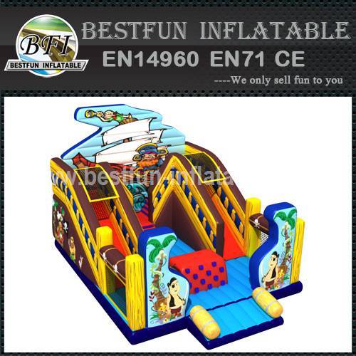 Cheap pirate commecial slide inflatable