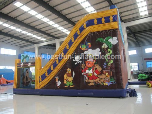 Cheap pirate commecial slide inflatable