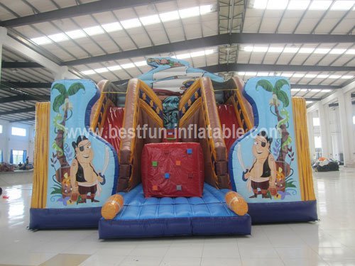 Cheap pirate commecial slide inflatable