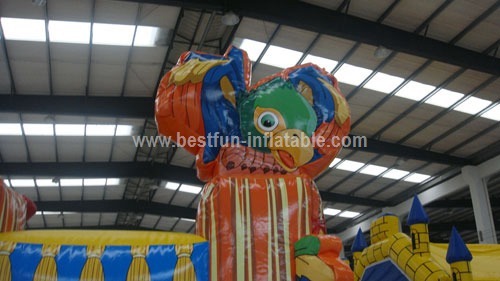 Commercial PVC tarpaulin Pirate inflatable slide
