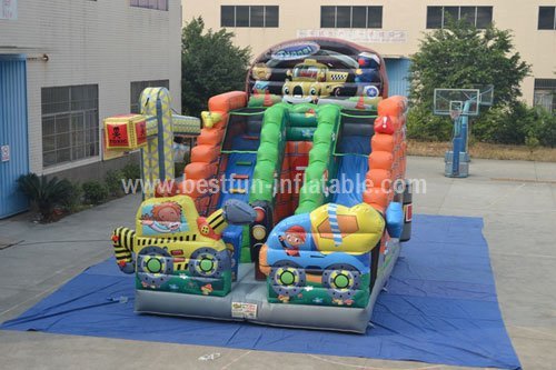 Commercial town inflatable  slide for kids