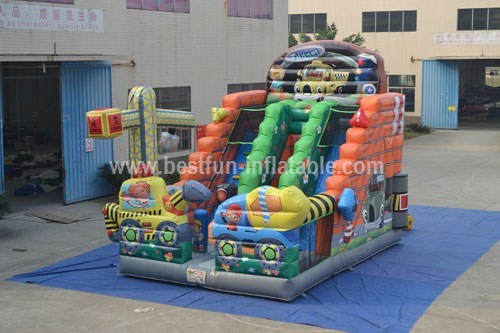 Commercial town inflatable  slide for kids