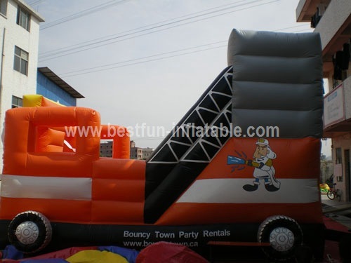 Outdoor advertising inflatable truck