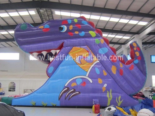 Whale Inflatable Slide Amusement Park