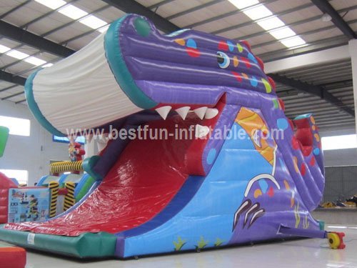 Whale Inflatable Slide Amusement Park