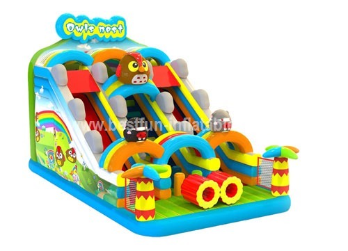 Customized owls nest slide inflatable