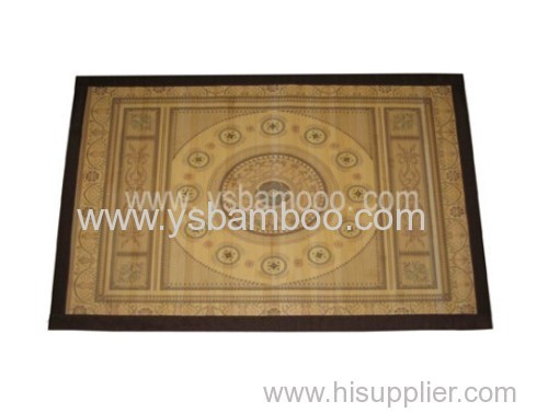 attractive painting bamboo rugs