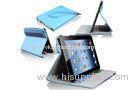 Classical Blue iPad Mini Leather Cover Shock Resistant Wallet Case