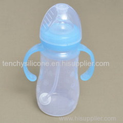 Silicone baby bottles made from 100% food grade silicone