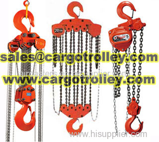 Chain pulley blocks price list