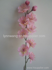 Artificial Silk Pink Peach Blossom