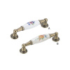 Zinc Alloy Drawer Pull Ceramic Handle