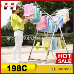 Supermarket furniture humanized design years experience clothes hanger stand metal clothes hangers