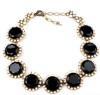 fashion black stone necklace
