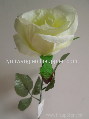 High quality and cheap wholesale single artificial rose flower