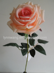 artificial single rose flower silk rose flower