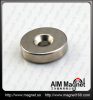 Rare earth neodymium cylinder with screw magnet