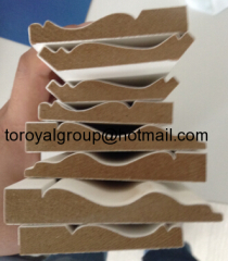 prime mdf and hdf wood moulding