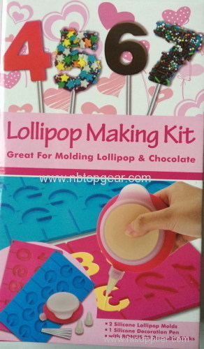 Silicone lollipop making kit