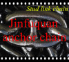 marine black steel stud link anchor chain