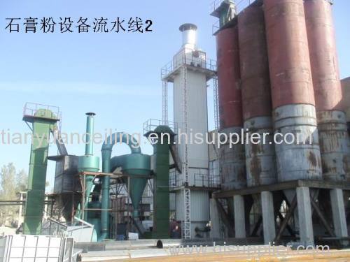 the Gypusm Powder Production Line