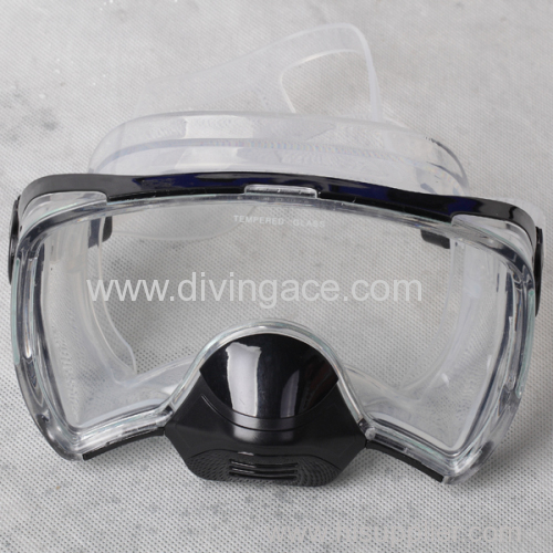 2014 full face tempered glass diving mask