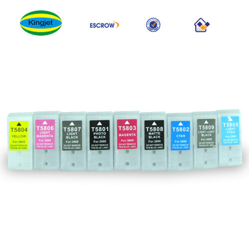 280ml T5801 T5809 Compatible Recycled Ink Cartridges For Epson