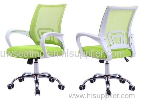 supply various mesh office swivel chrome chair orange color
