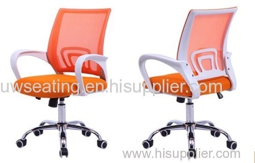 2014 Hotsale high quality mid back meeting room guest conference chrome office mesh chair