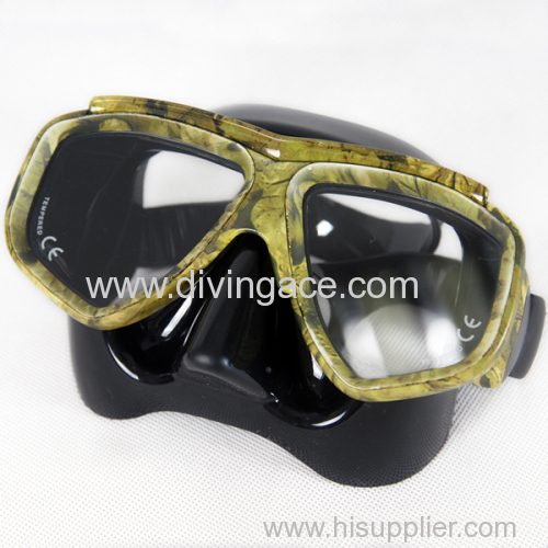China hotsale water sports products camouflage diving mask series