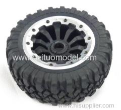 High performance gas powered rc racing car wheel