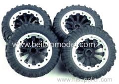 All-terrain tires for 2.4g 29cc rc car