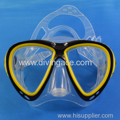 China supplier diving mask manufacture in dongguan