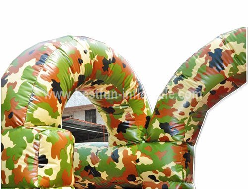 Commercial Military Paintball Inflatable Maze
