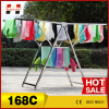 Economic foldable stainless steel butterfly shape garment dryer rack