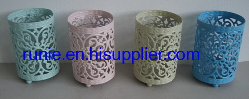 Metal candle holders home decoration