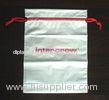 Resealable HDPE drawstring plastic bags Shopping Garment Polybag 500mm Length