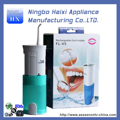 Rechargeable dental oral irrigator