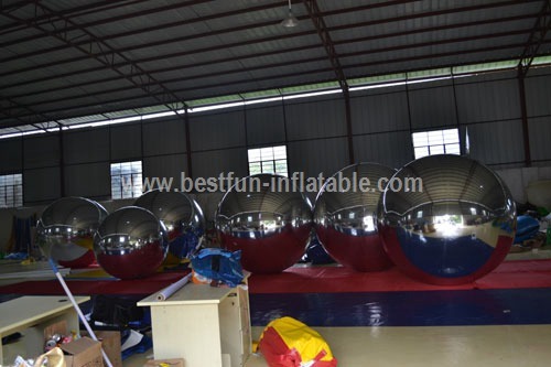 Decoration Inflatable Mirror Balloon With High Attraction PVC Balloon