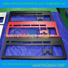 high precision cnc machining of aluminum faceplate & aluminum shell with anodizing