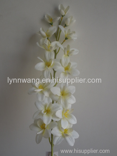 15 heads orchid satin flower hot and cheap flower