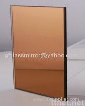 bronze glass mirror of tined glass mirror