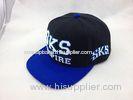 Black Blue Acrylic Snapback Baseball Caps Hats with 3D Embroidery Letters