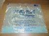 Clear Hot Sealed Die cut Plastic bag LDPE supermarket Plastic Cloth Bag