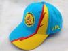 Promotional Girls Blue Yellow Red Cotton Baseball Cap Hat with Embroidery Logo