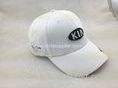 3D Raised Embroidery Cotton Baseball Cap for Car Promotion Hat Fastener Back