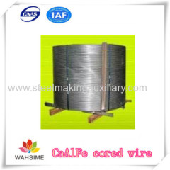 CaAlFe Cored wire Steelmaking auxiliary from China factory manufacturer use for electric arc furnace