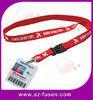Polyester Single Custom Lanyard Multi-colors With Offset Printing
