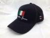 Black Heavy Brushed Cotton Baseball Cap Embroidery Sport Cap with Metal Buckle